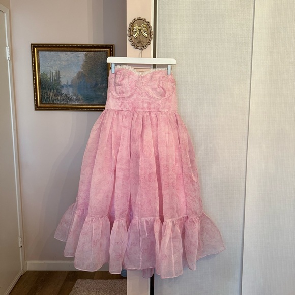 Selkie Pink Porcelain French Corset Dress - Picture 3 of 6